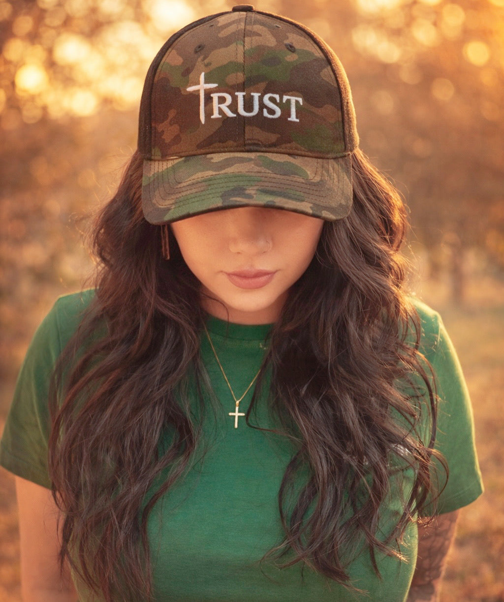 Trust Camo Trucker Hat