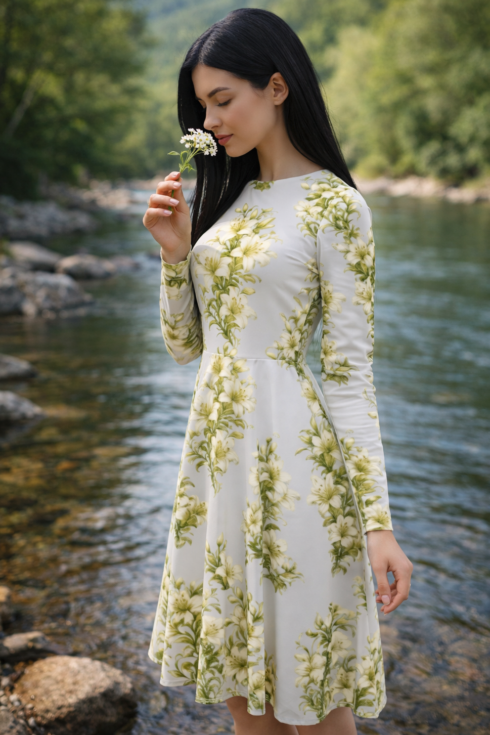 The Lilly of the Valley Midi Dress