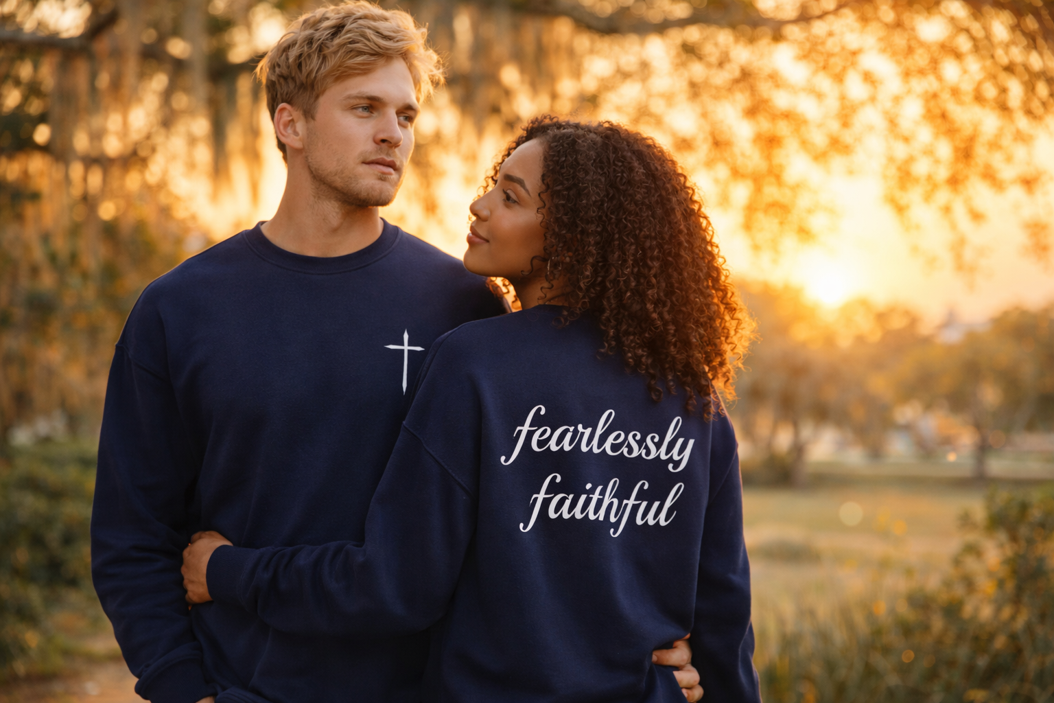 Fearlessly Faithful Women's Crew Neck Sweatshirt