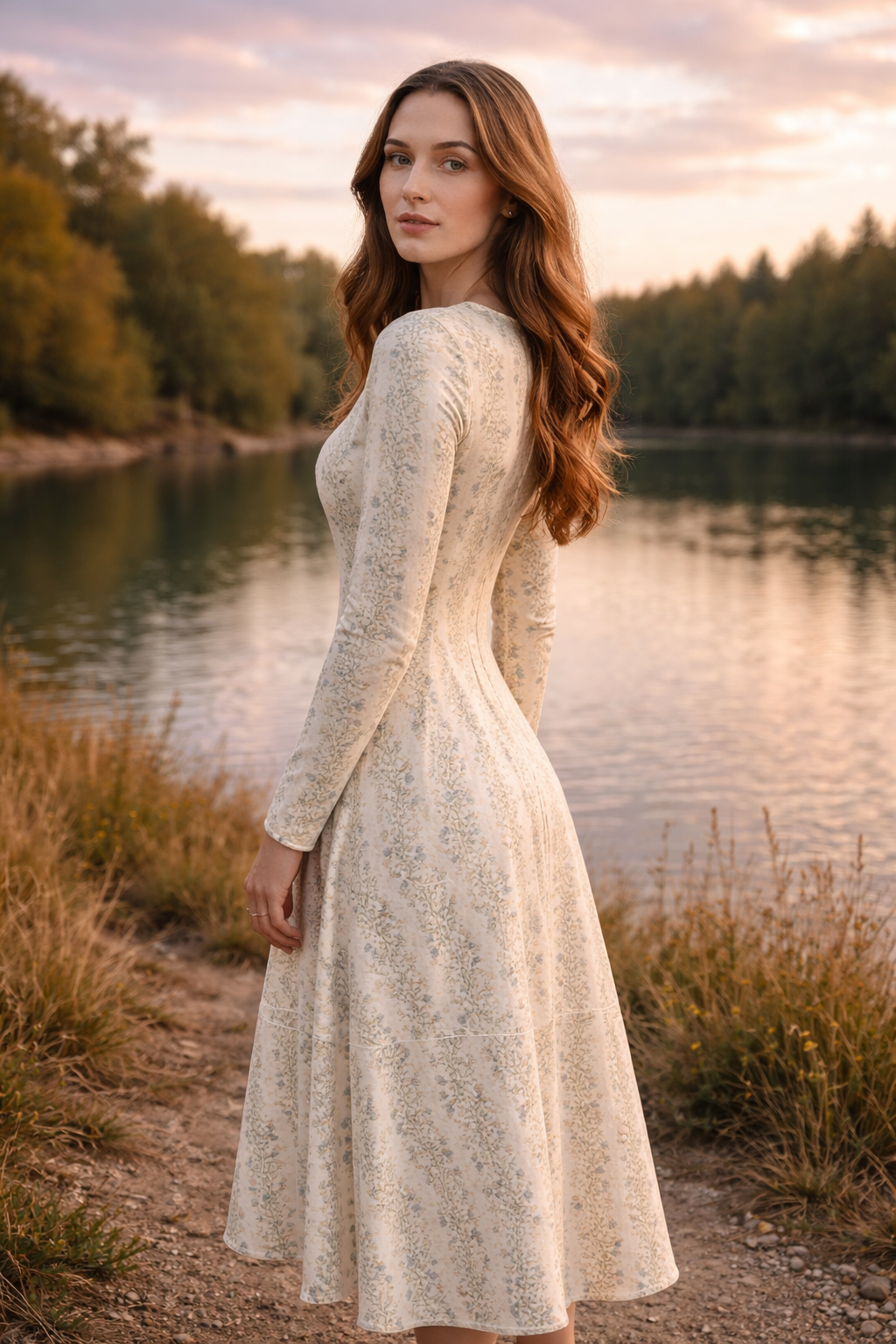 The Canticle of the Fields Midi Dress