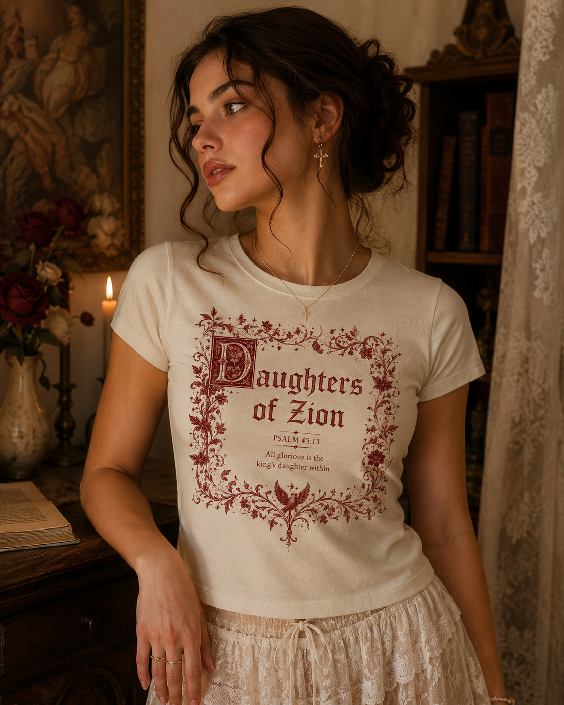 Daughter of Zion Crop Tee