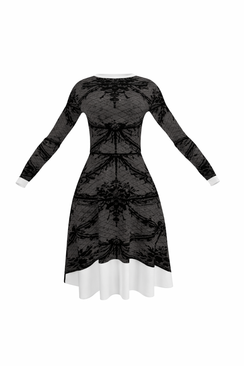 The Mourning Veil Midi Dress